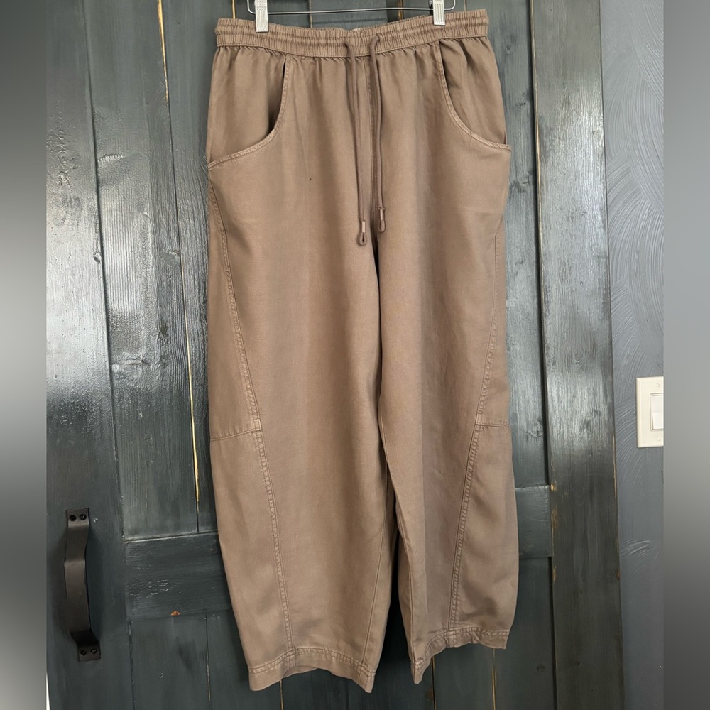 JOIE sz L Women’s Taupe drawstring pull on pants